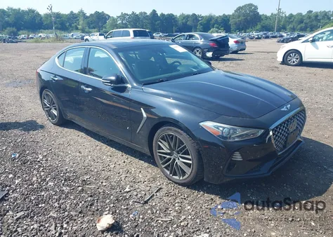 2019 Genesis G70 2.0T Advanced из США, поврежденный, VIN KMTG44LA1KU031625